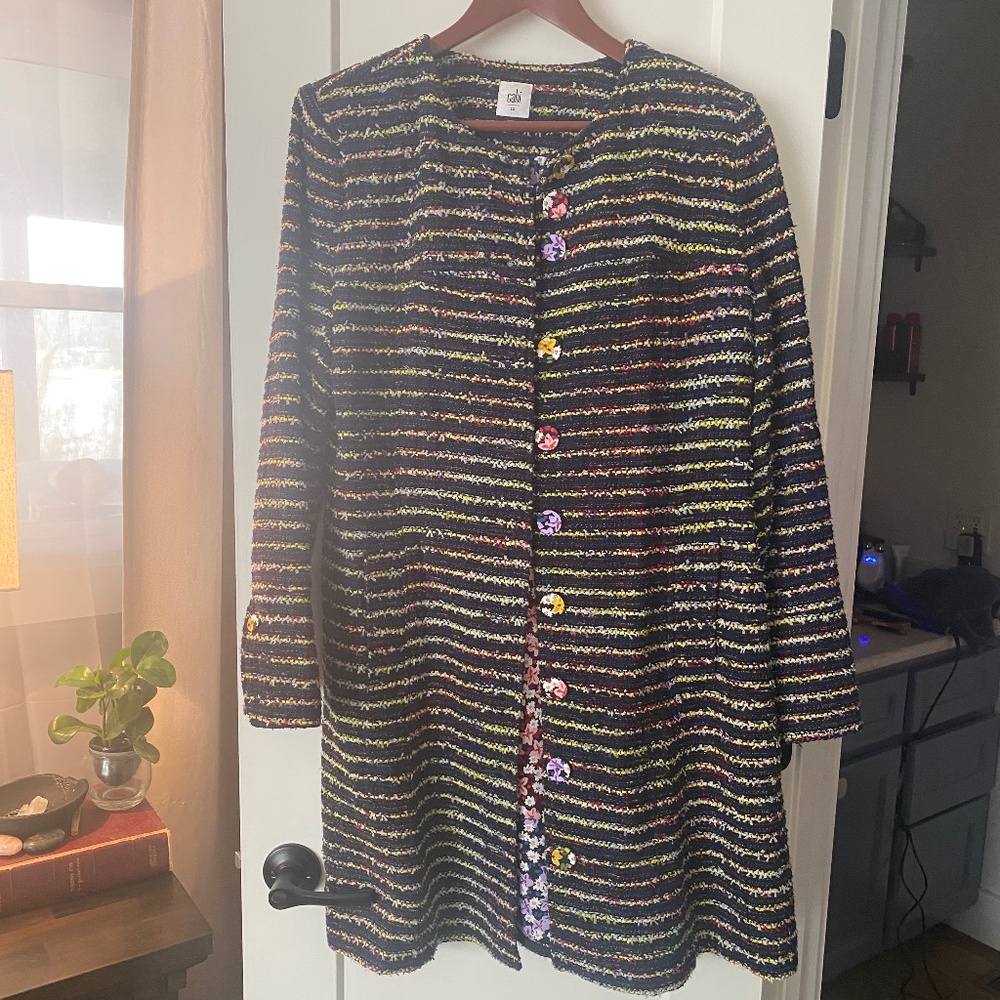 CAbi Headline Topper Tweed Jacket